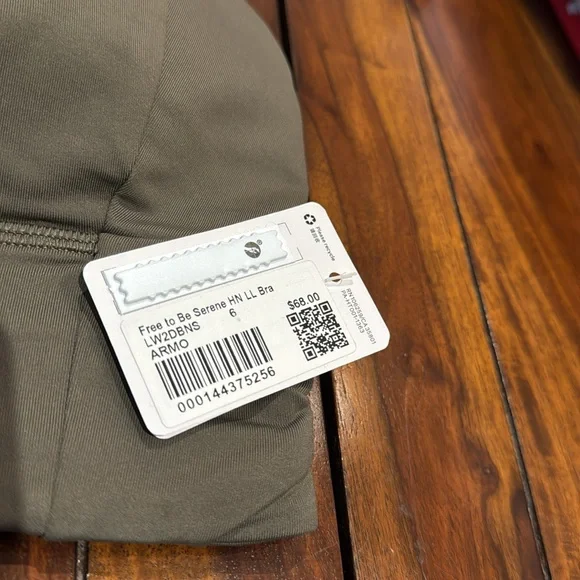 Free to Be Serene HNLL Bra. Size 6. Army Green. - Picture 5 of 5